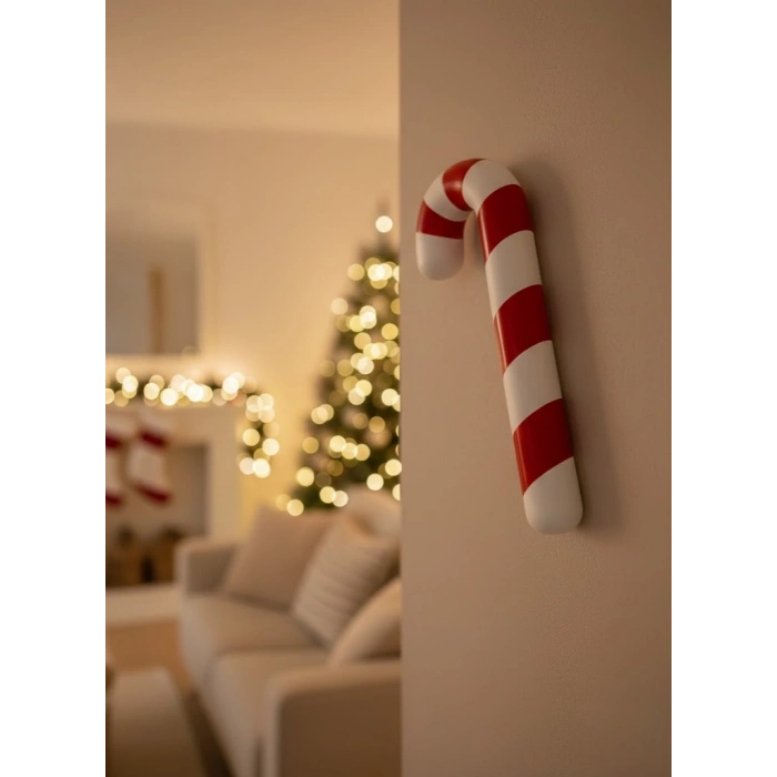 CEYLAN ADAM Dekoratif Yılbaşı Şekeri Yerde Biblo Salon Dekoru 13x34 cm