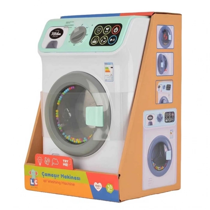 CEYLAN ADAM  Dokunmatik Ekranlı ve Sesli Oyuncak Çamaşır Makinesi