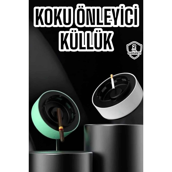 CEYLAN ADAM Dumanı Içine Çeken Küllük Kokuyu Hapseden Küllük Akıllı Kokusuz Küllük