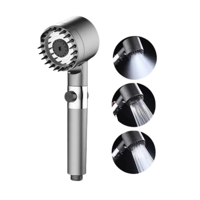 CEYLAN ADAM Duş Başlığı Profesyonel Masaj Başlıklı 3 Modlu Yeni Nesil Masaj Uçlu Su Tasarruflu