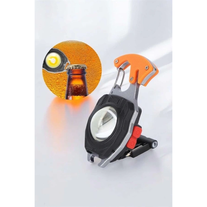 CEYLAN ADAM El Feneri Çakmaklı Kapak Açma Düdük Toravida Acil Durum Seti