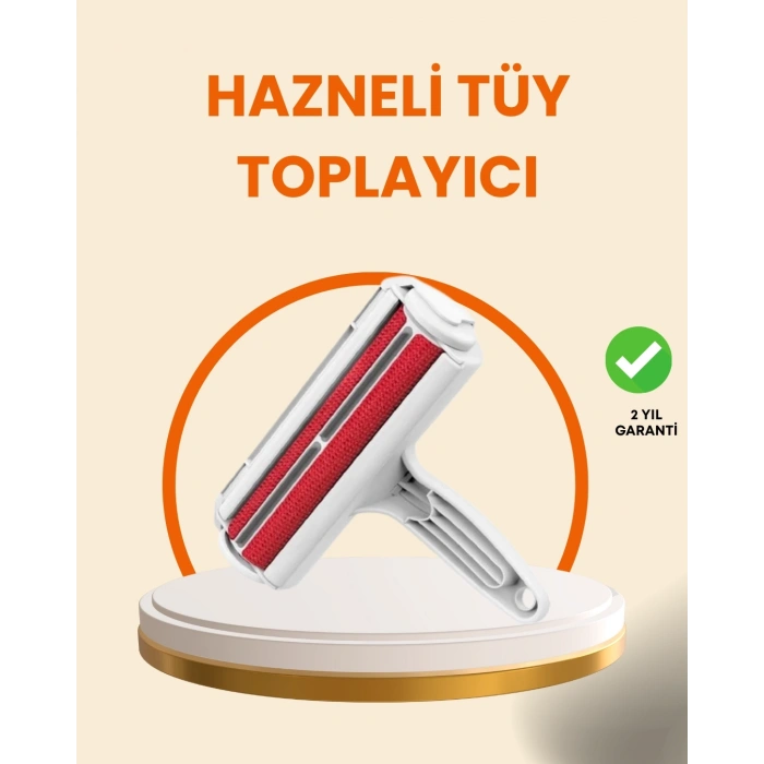 CEYLAN ADAM Elektriksiz Hazneli Tüy Temizleyici – Kedi Köpek Tüy Toplama Rulosu