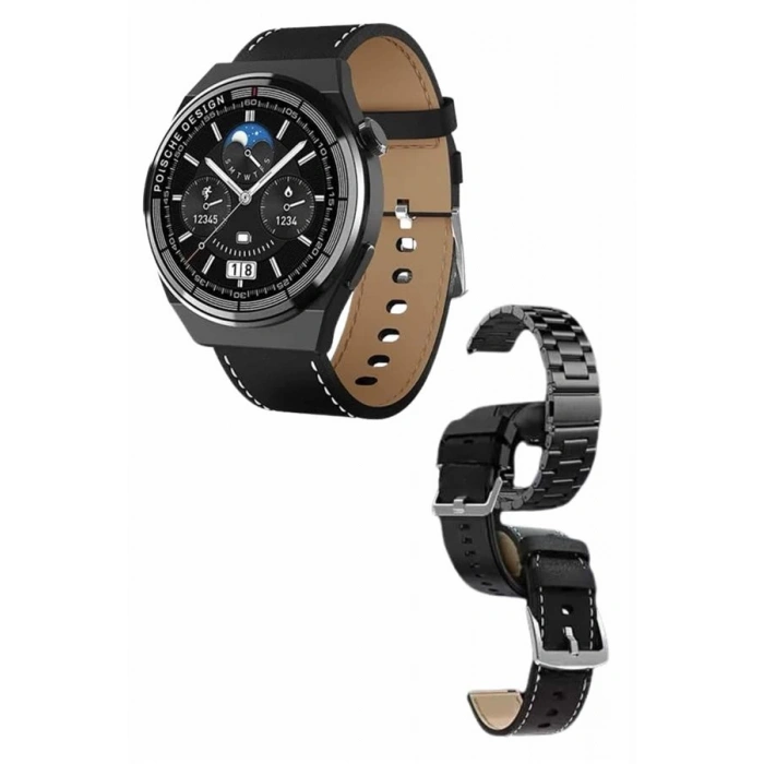 CEYLAN ADAM En Çok Tercih Edilen Akıllı Saat Amoled Ekran Nabız Sensörü GPS Uyumlu Adımsayar