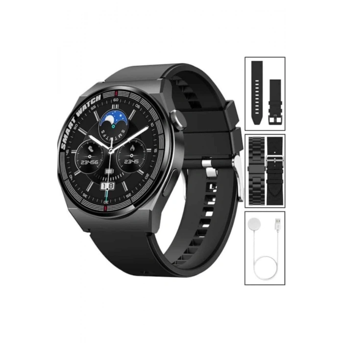 CEYLAN ADAM En Çok Tercih Edilen Akıllı Saat Amoled Ekran Nabız Sensörü GPS Uyumlu Adımsayar