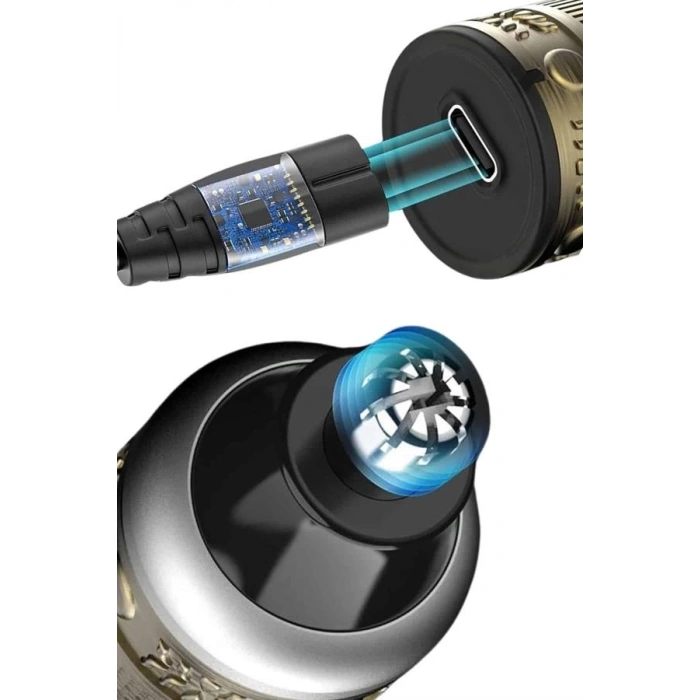 CEYLAN ADAM Erkeklere Özel 3 Başlıklı Tıraş Makinesi Saç Sakal Ense Kulak Tıraşına Uygun