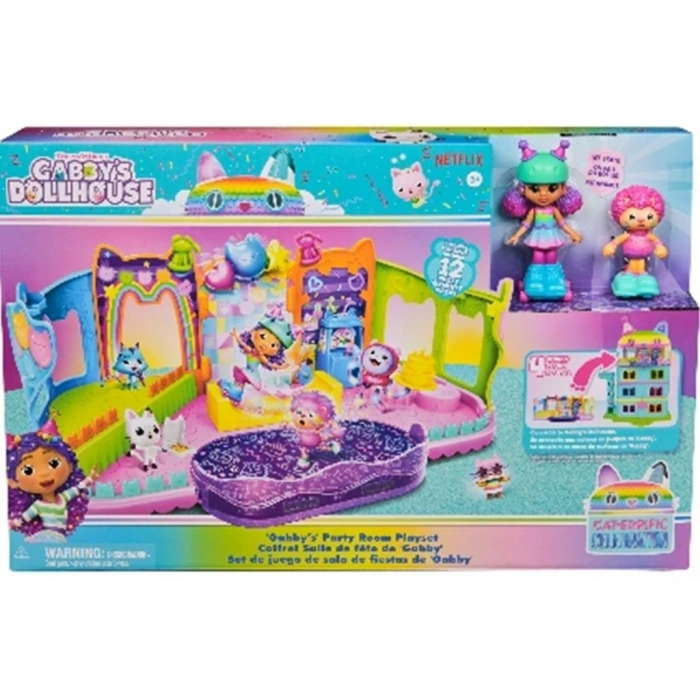 CEYLAN ADAM  Gabby Dollhouse Parti Salonu Oyun Seti 6069755