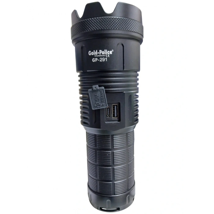 CEYLAN ADAM Gold Polıce Gp-291 Güçlü El Feneri 20,000 Lümen