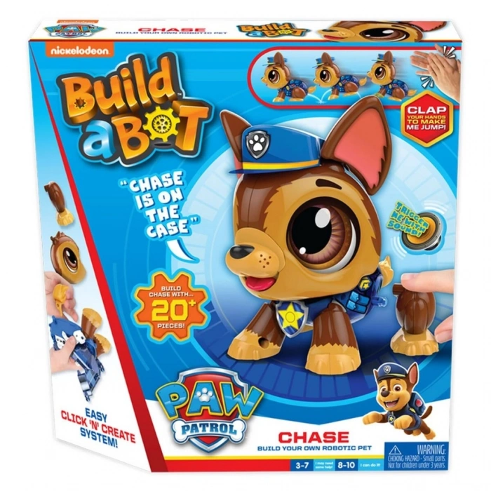 CEYLAN ADAM GOLİ 928555 Build a Bot - Paw Patrol - Chase