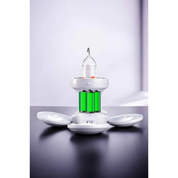 CEYLAN ADAM Güneş Enerjili Solar Aydınlatma Kamp Çadır Lambası Şarjlı Ampül Led Şarjlı El Feneri Işıldak