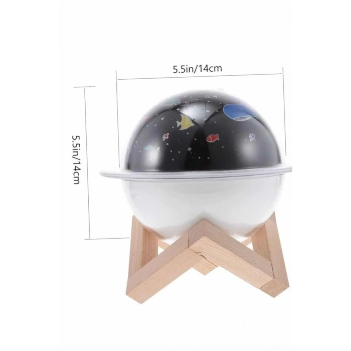 CEYLAN ADAM Hava Nemlendirici Led Işıklı Gece Lambası Yıldız Görünümlü Renk Değiştiren