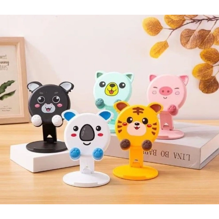 CEYLAN ADAM Hayvan Figürlü Masaüstü Telefon Standı 5 Model