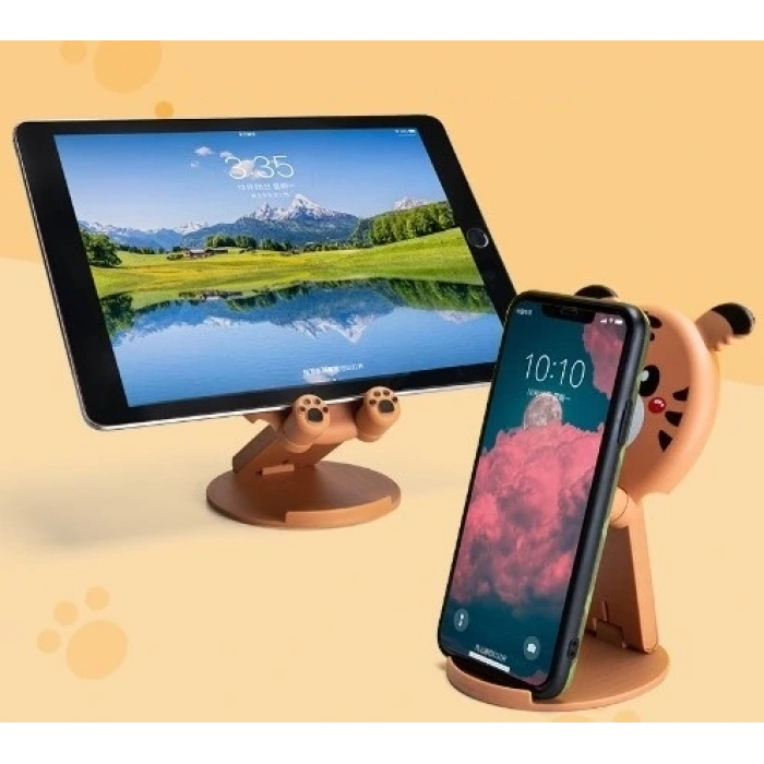 CEYLAN ADAM Hayvan Figürlü Masaüstü Telefon Standı 5 Model