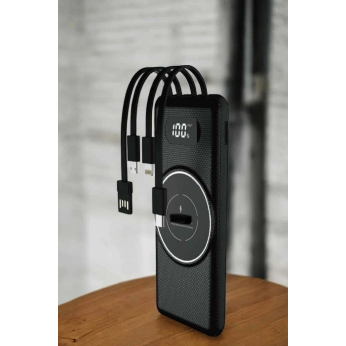 CEYLAN ADAM Hızlı Şarj Dijital Göstergeli Powerbankli Çoklu Şarj Özelliği