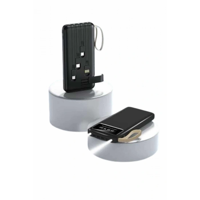 CEYLAN ADAM Hızlı Şarj Özellikli 20.000 Mah Dijital Göstergeli USB Girişli Android ve İOS Uyumlu Powerbank
