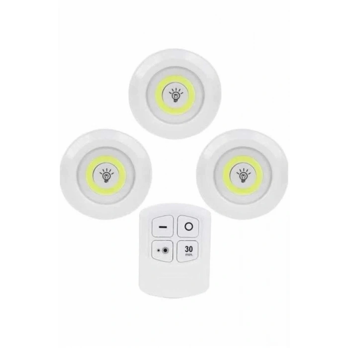 CEYLAN ADAM Kablosuz Pilli Işıldak  Masa Lambası Mutfak Tezgah Altı Banyo Dolabı Dolap İçi