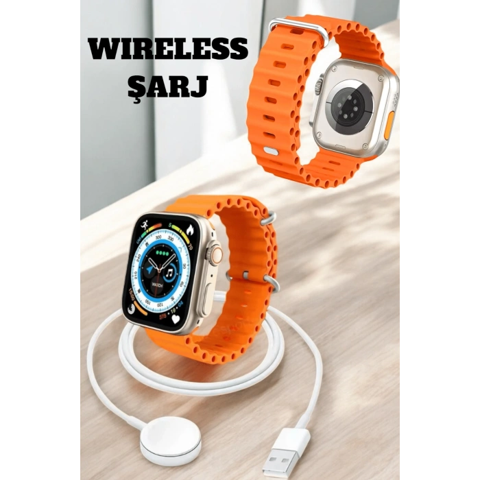 CEYLAN ADAM Kablosuz Şarjlı, Çağrı ve Müzik Kontrolü Sağlayan Akıllı Saat