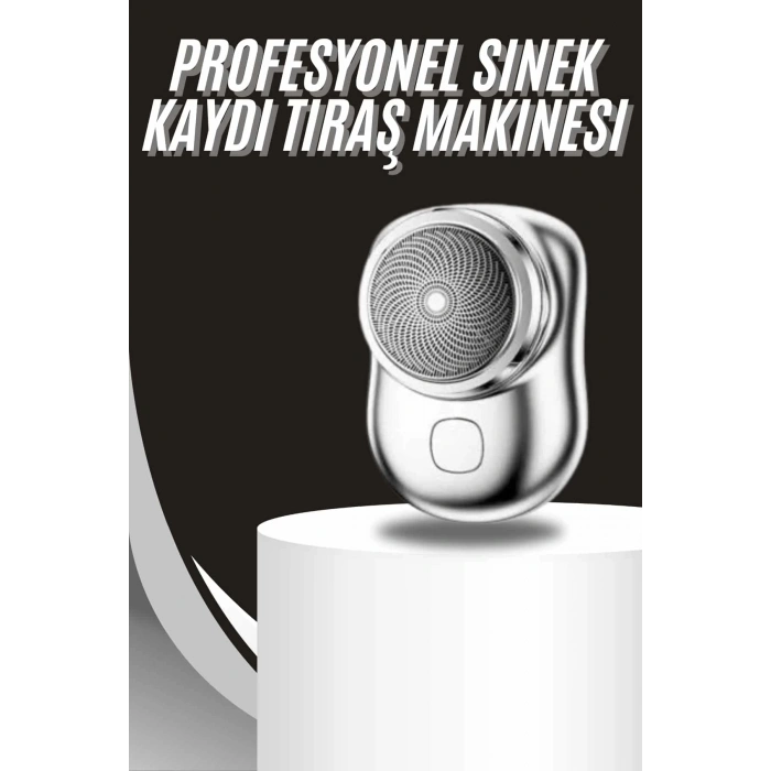 CEYLAN ADAM Kablosuz Tıraş Makinesi Günlük Hızlı Taşınabilir Şarjlı Yuvarlak Paslanmaz Çelik