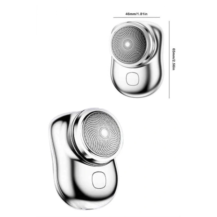 CEYLAN ADAM Kablosuz Tıraş Makinesi Günlük Hızlı Taşınabilir Şarjlı Yuvarlak Paslanmaz Çelik