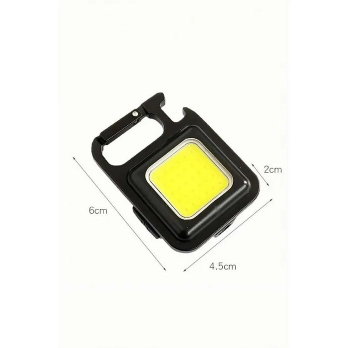 CEYLAN ADAM Kamp Çadır Lambası Şarjlı El Feneri Işıldak Anahtarlık Mini Mıknatıslı