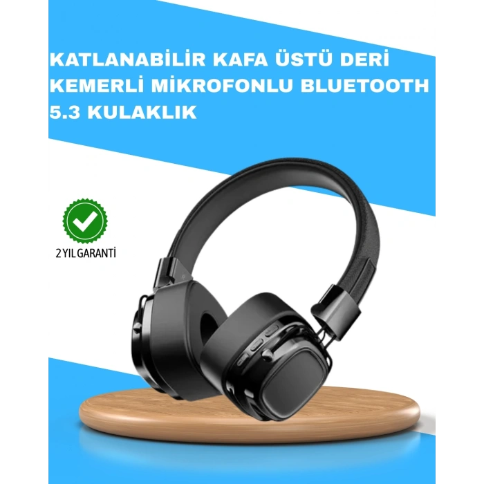 CEYLAN ADAM Katlanabilir Tasarımlı Taşınabilir Kablosuz Müzik Kulaklığı