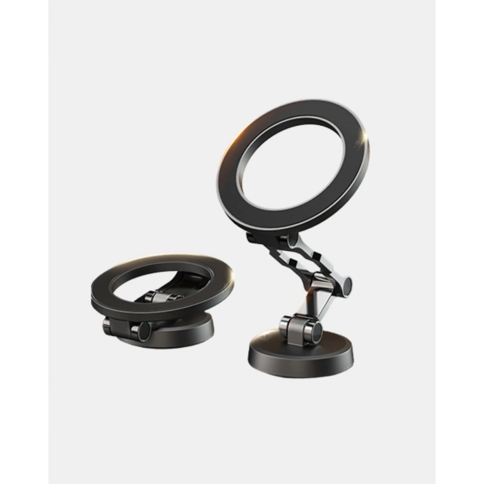 CEYLAN ADAM Katlanır Manyetik Araç İçi Telefon Tutucu – 360° Dönebilen, MagSafe Uyumlu, Güçlü Mıknatıslı Tasarım