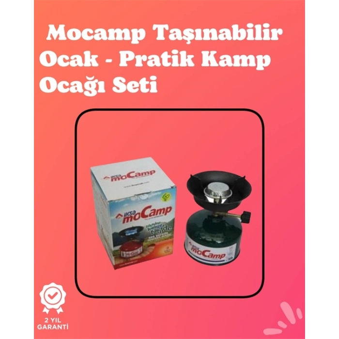 CEYLAN ADAM Kolay Ayarlanabilir Alevli ve Güvenli Metal Kamp Ocağı
