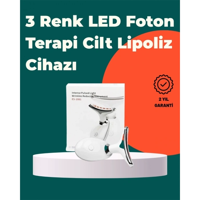 CEYLAN ADAM Kompakt ve Taşınabilir Cilt Bakım Cihazı – 3 Fonksiyonlu, USB Şarjlı, LED Işıklı Güzellik Aleti