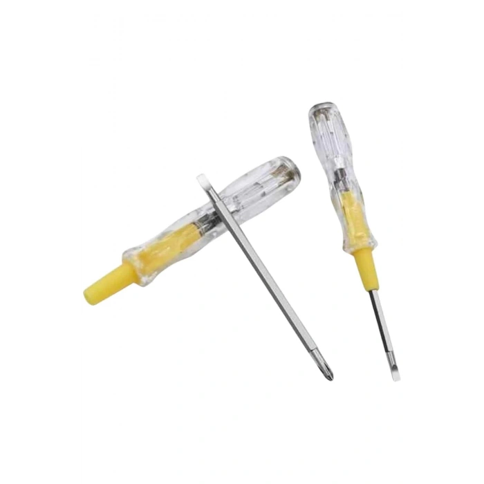 CEYLAN ADAM Kontrol Kalemi Çift Başlıklı Şeffaf Elektrik Testi Değişken Uçlu