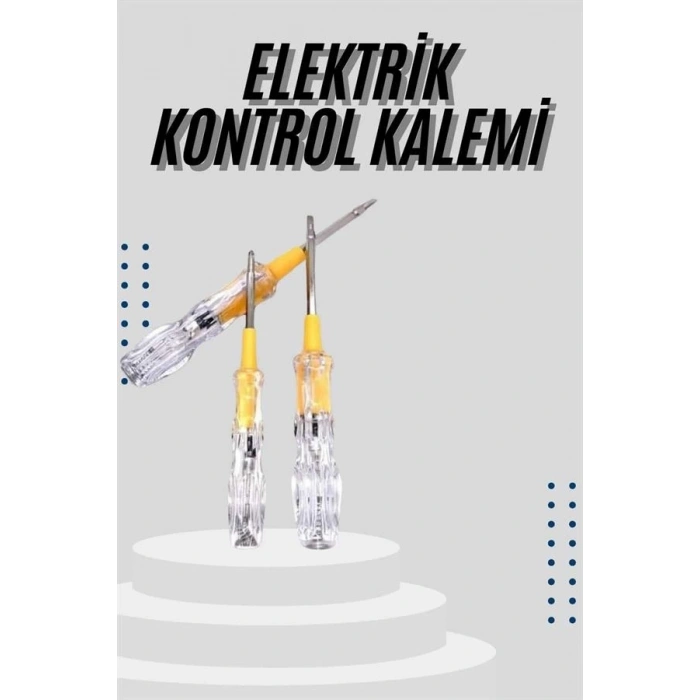 CEYLAN ADAM Kontrol Kalemi Çift Taraflı Uçlu Elektrik Akım Test Cihazı