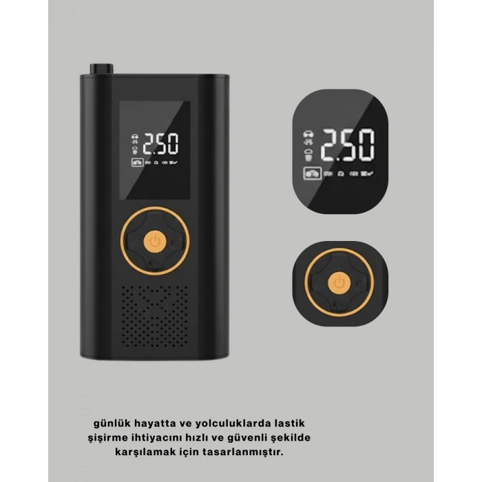 CEYLAN ADAM LED Ekranlı Akıllı Hava Kompresörü Hassas Basınç Kontrolü