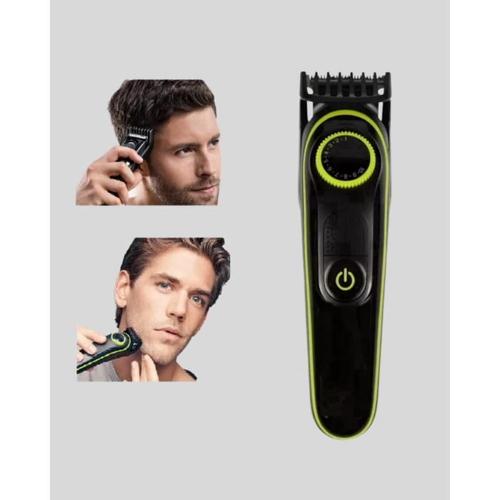 CEYLAN ADAM LED Ekranlı Şarjlı Saç ve Sakal Kesme Makinesi Erkek Bakım Cihazı Çok Başlıklı Set