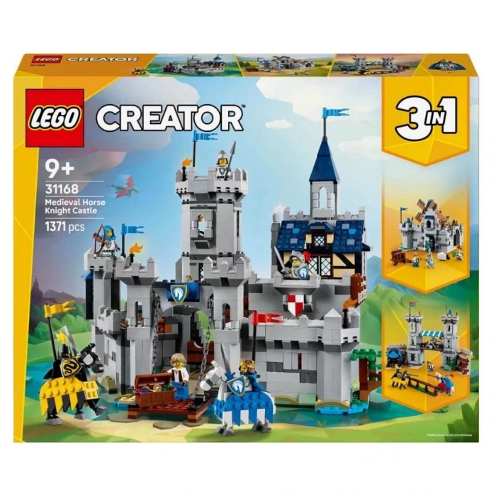 CEYLAN ADAM  LEGO Creator 3ü 1 Arada Orta Çağ Atlı Şövalye Kalesi 31168