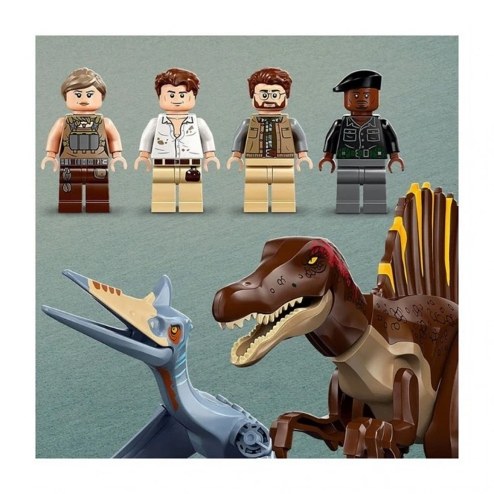CEYLAN ADAM LEGO Juric World Spinosaurus ve Quetzalcoatlus Hava Görevi 76976