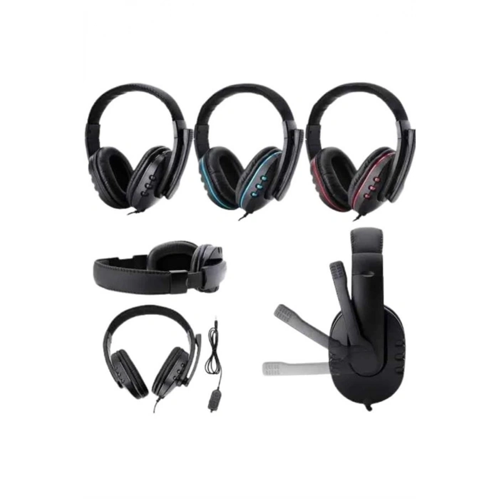 CEYLAN ADAM Mikrofonlu Gamer Kulaklık Oyuncu Kulaklığı Yüksek Ses Kaliteli Stereo Yumuşak Yastıklar