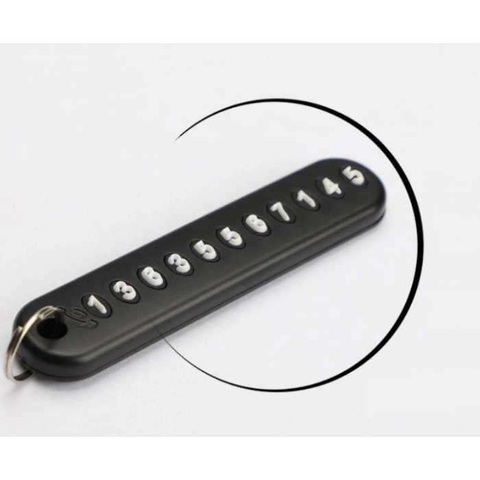 CEYLAN ADAM Mini Anahtarlık, Çanta, Araba İçin Çok Amaçlı Numaratör