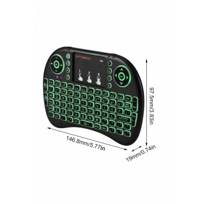 CEYLAN ADAM Mini Klavye Gaming Pc Playstation Ledli Mouse Rgb Mouse Bluetooth Usb