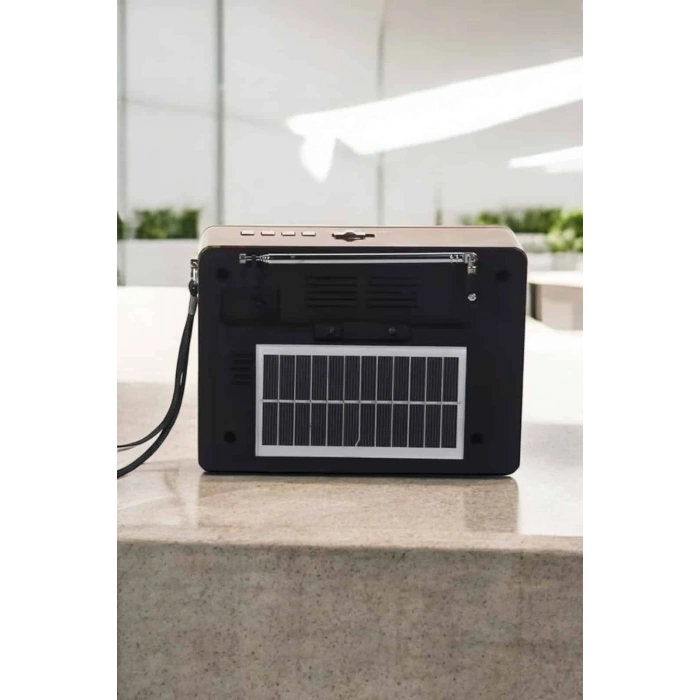 CEYLAN ADAM Nostaljik Görünümlü USB Girişli Bluetooth Bağlantılı Radyo