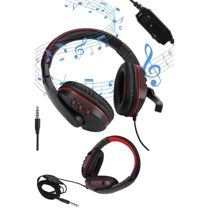 CEYLAN ADAM Oyuncu Kulaklığı Kulak Üstü Kablolu Gaming Kulaklık Mikrofonlu ANC Özelliği