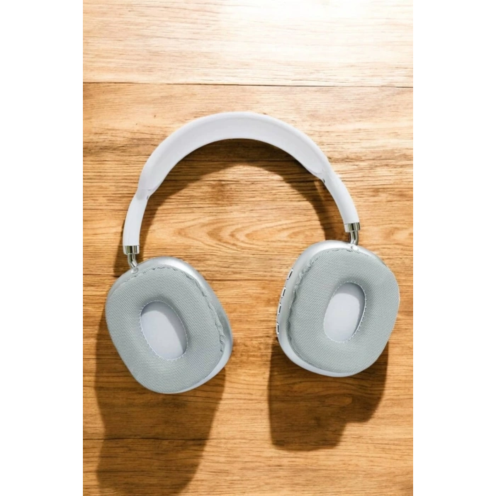 CEYLAN ADAM P9 Plus Kablosuz Kulak Üstü Bluetooth Kulaklık Beyaz Mikrofonlu Kulaküstü Kablosuz Kulaklık