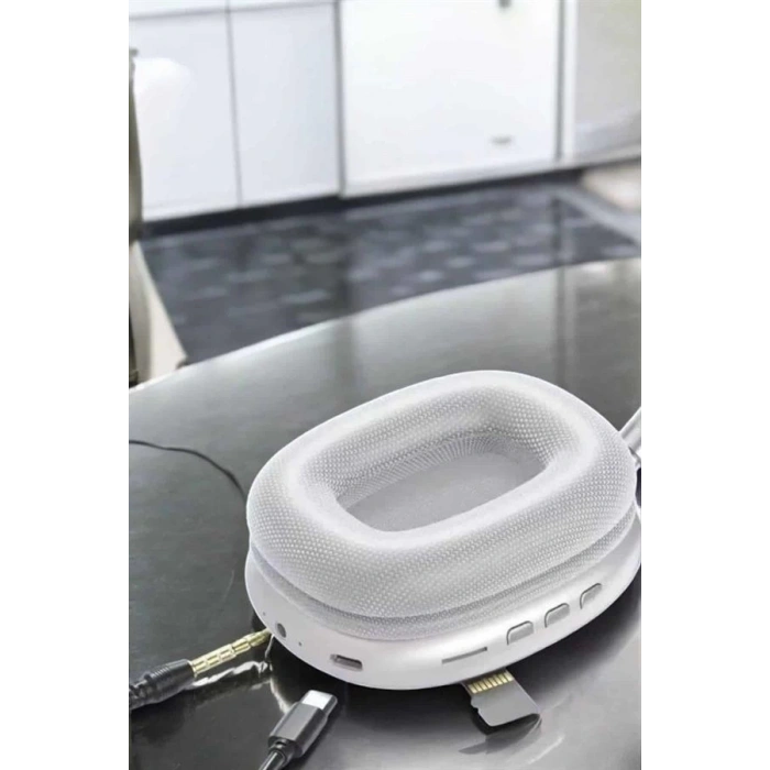 CEYLAN ADAM P9 Plus Kablosuz Kulak Üstü Bluetooth Kulaklık Beyaz Yüksek Ses Kaliteli