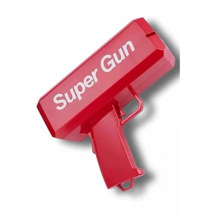 CEYLAN ADAM Para Dolar Saçma Para Atma Tabancası Otomatik Kırmızı Oyuncak