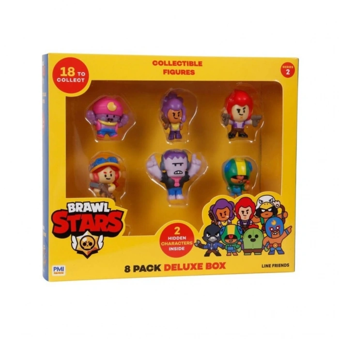 CEYLAN ADAM PMI BRW2070 Brawl Stars 8li Delüks Figür Set Asorti