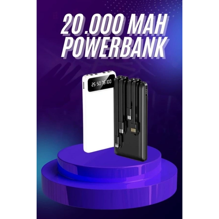 CEYLAN ADAM Powerbank 20.000 MAH Hızlı Şarj Özellikli Taşınabilir USB Girişli