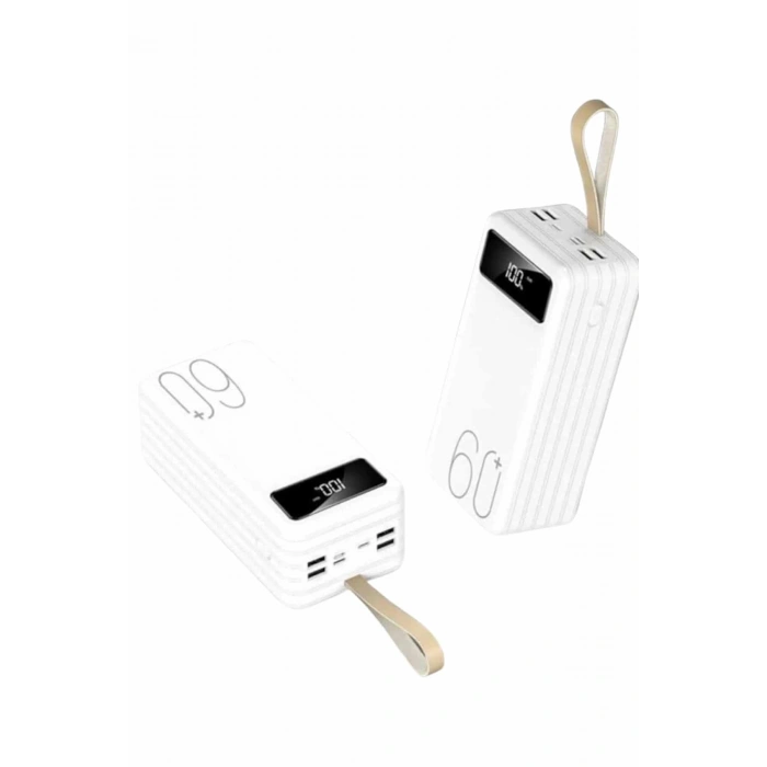 CEYLAN ADAM Powerbank 60.000 Mah Taşınabilir Şarj Hızlı El Fenerli Dijital Göstergeli