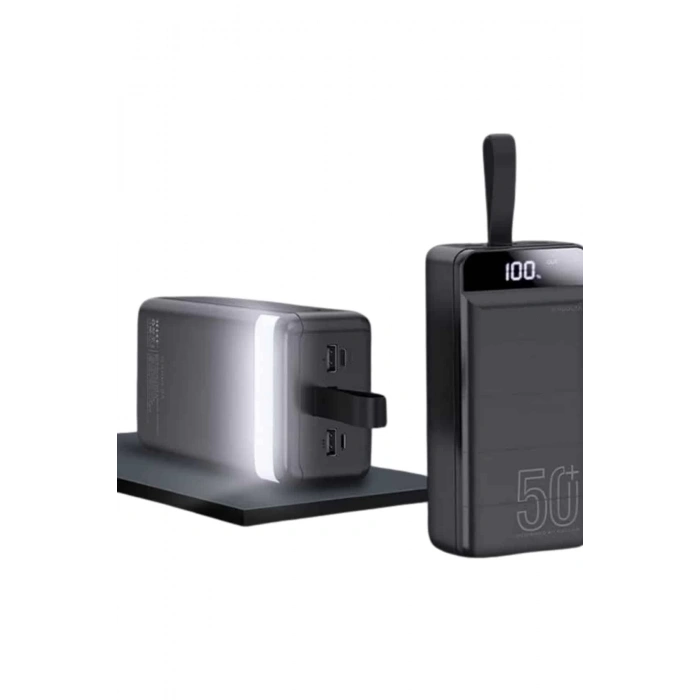 CEYLAN ADAM Powerbank Çoklu Şarj Girişi 50.000 Mah Taşınabilir Dijital Göstergeli