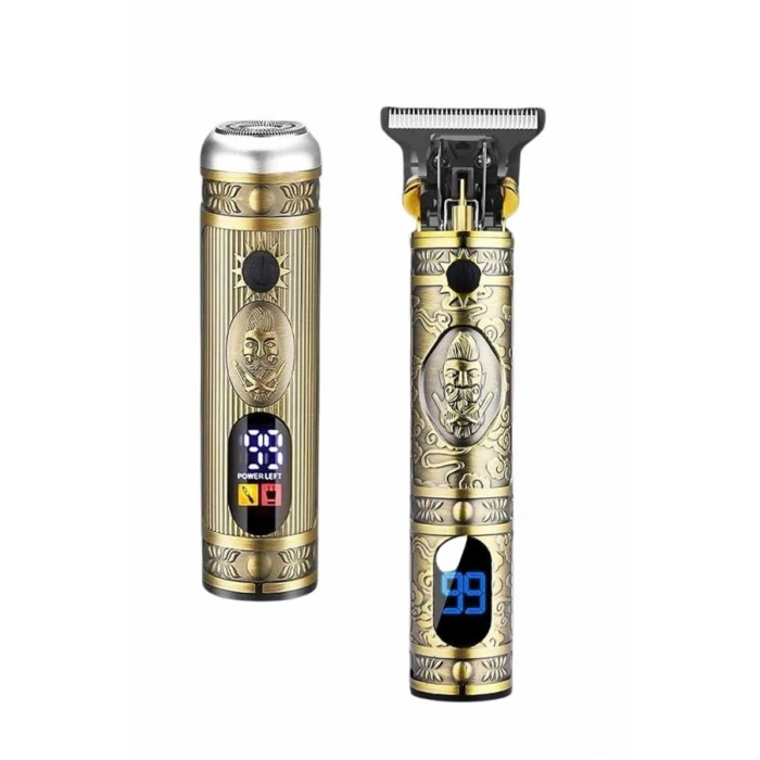 CEYLAN ADAM Profesyonel Saç Sakal Vücut Kulak ve Burun Tıraş Makinesi 3 Başlıklı