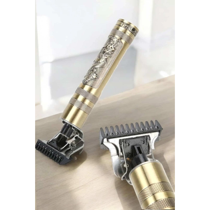 CEYLAN ADAM Profesyonel Şarjlı Saç ve Sakal Şekillendirici Çizik Tıraş Makinesi