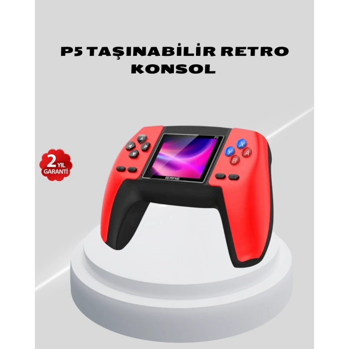 CEYLAN ADAM Retro Oyun Konsolu – 520 Klasik Oyunlu Taşınabilir Gamepad