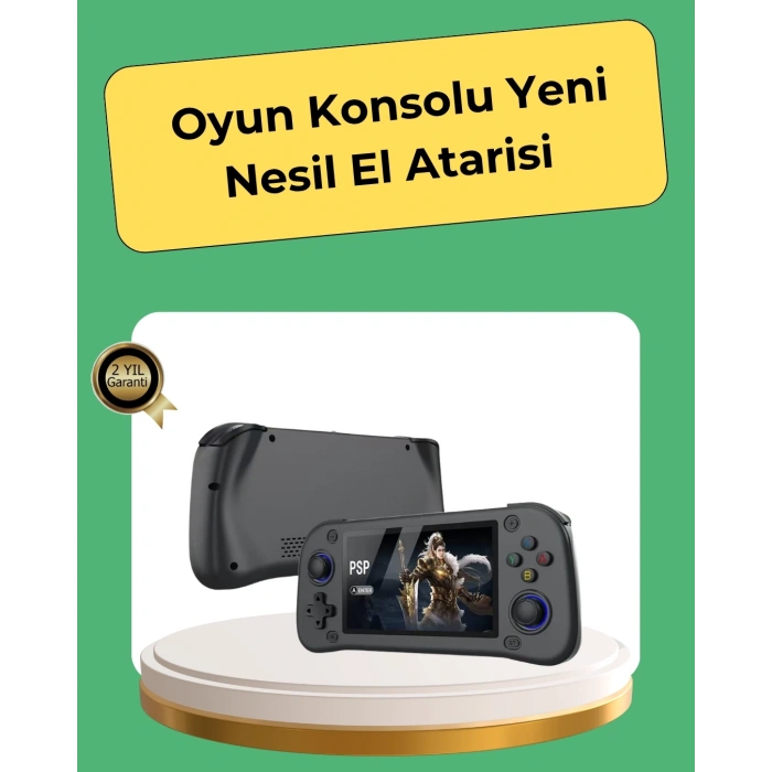 CEYLAN ADAM Retro ve Modern Oyun Destekli Taşınabilir Konsol 64GB Kart Dahil