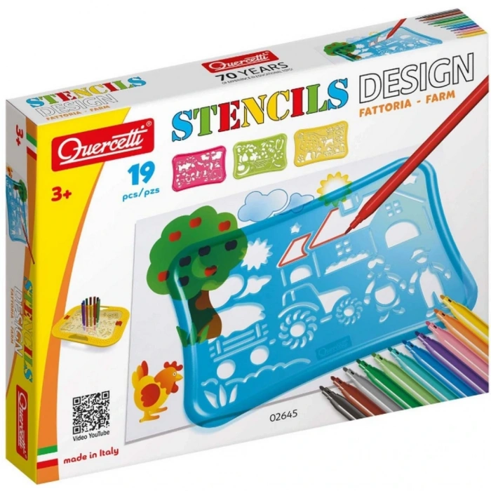 CEYLAN ADAM Şablon Tasarım Seti Çiftlik 19 Parça